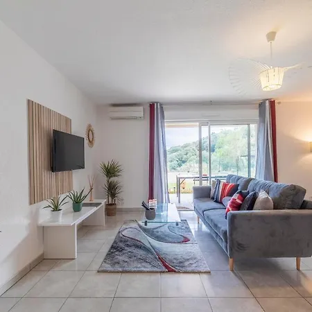 Cosy Et Spacieux Avec Jardin Et Parking شقة باستيا